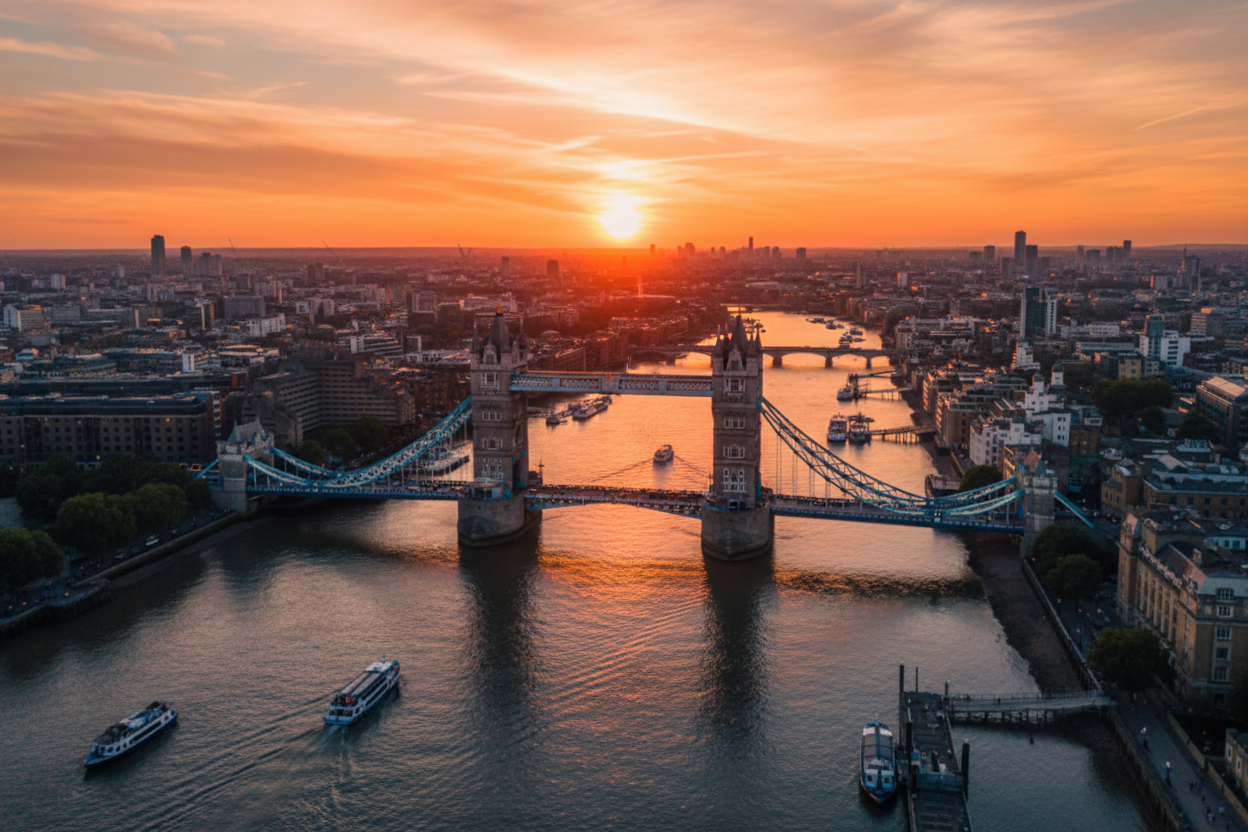 UK Tower Bridge 風景照